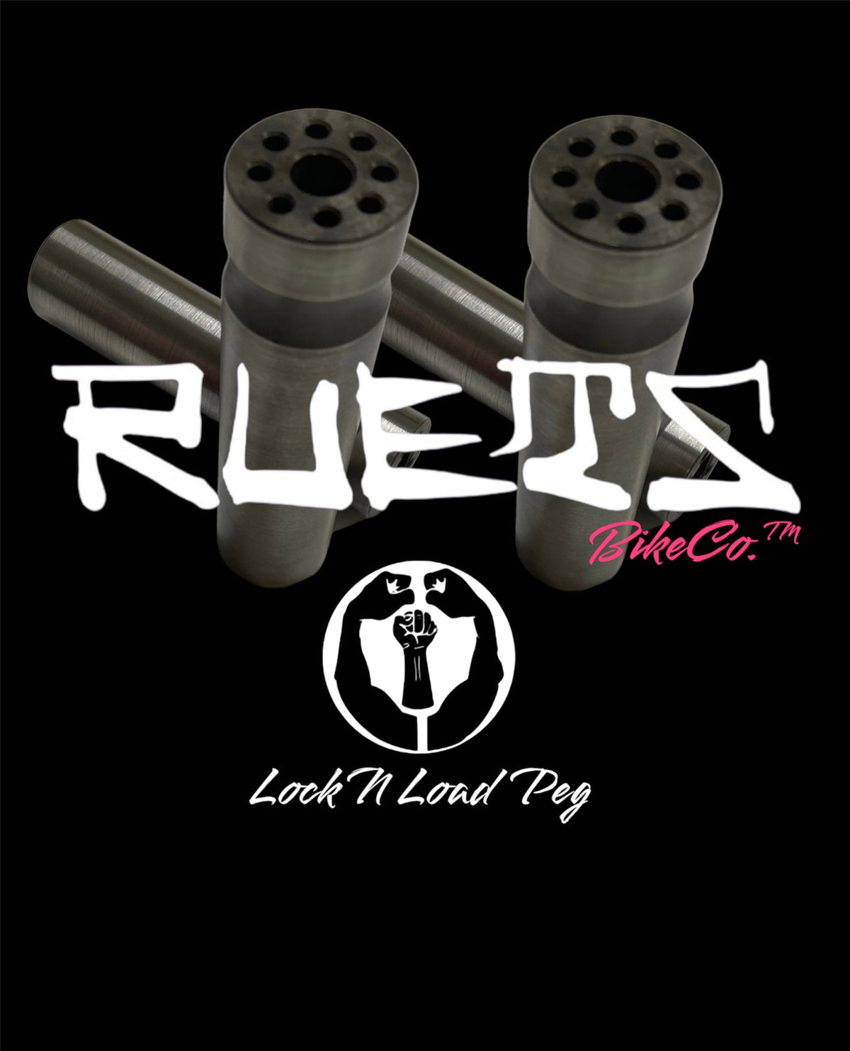 RuetsBikeCo.™️ “Lock n’ Load” 12g Pegs